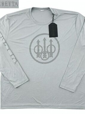 Beretta Shirt Trident Lightweight Stretch Athleisure Long Sleeve Men's 3XL NWT